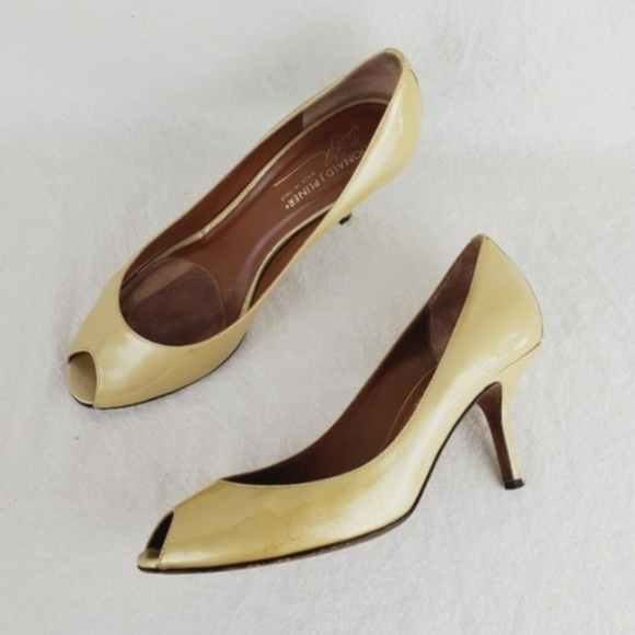 Donald J Pliner kitten heels peep toe shoes - Picture 1 of 14